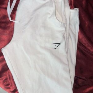Gymshark White Track Pants